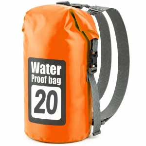 Bolsa Seca Impermeable 20L Mochila Bolso Doble Correa Tula