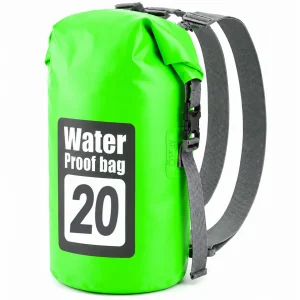 Bolsa Seca Impermeable 20L Mochila Bolso Doble Correa Tula