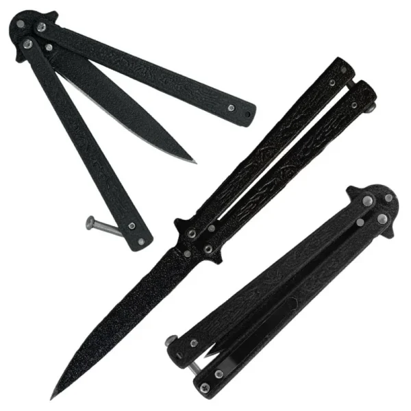 Navaja Mariposa Cuchillo Táctico Militar Camping Acero