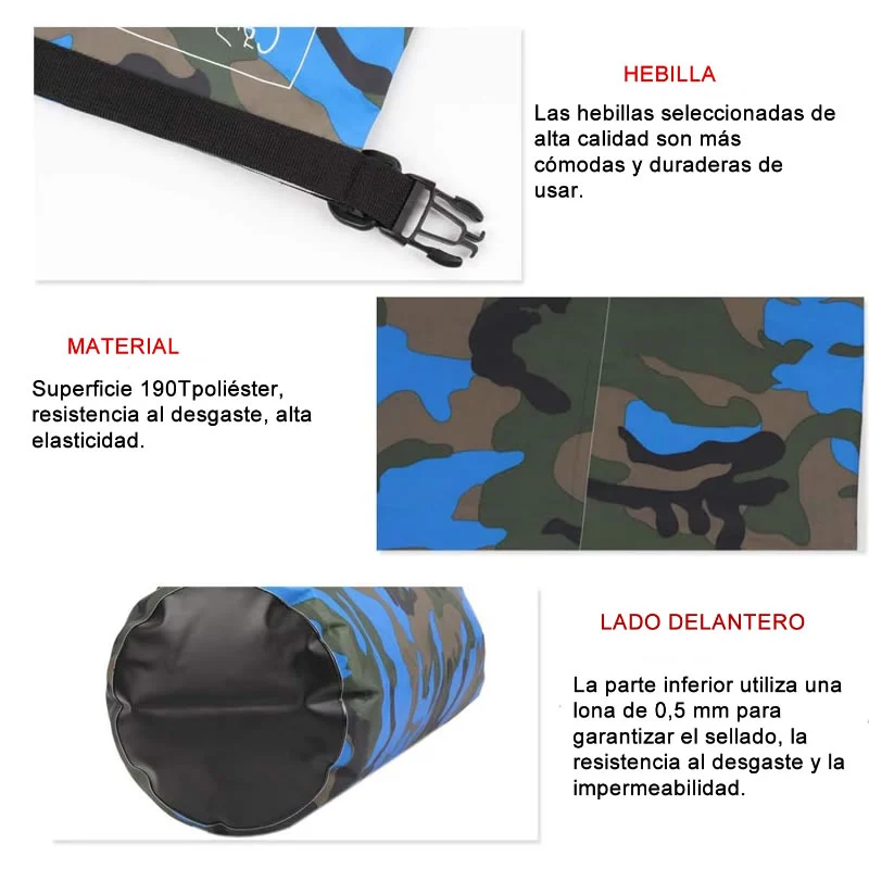 Bolso Impermeable Seca 15 Litros Ocean Pack