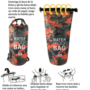 Bolsa Seca Impermeable 10 Litros Tula Mochila Ocean Pack