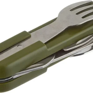 Navaja Multifuncional 7 En 1 Con Cuchara Y Tenedor Camping