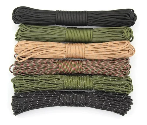 Cuerda Paracord 30 Mt 520 Libras 260 Kilos Cuerda Seguridad