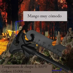 Pedernal Encendedor Iniciador Fuego Supervivencia Camping