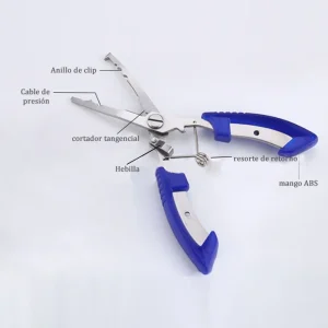 Pinza De Pesca Alicate Tenaza Sedal Anzuelos Cortar Camping