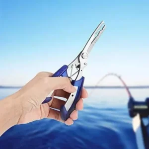Pinza De Pesca Alicate Tenaza Sedal Anzuelos Cortar Camping