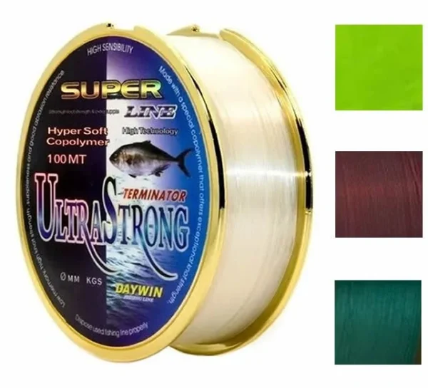 Linea Pesca Nylon 0.16 mm Daywin 3.2 kg Pro Super Line 100 M