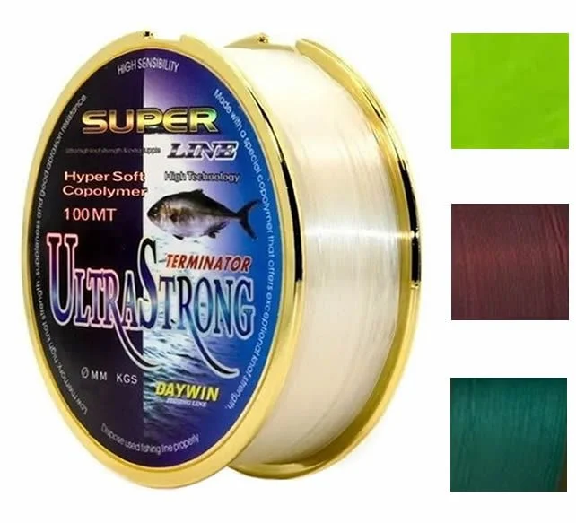 Linea Pesca Nylon 0.20 mm Daywin 4.8 kg Pro Super Line 100 M
