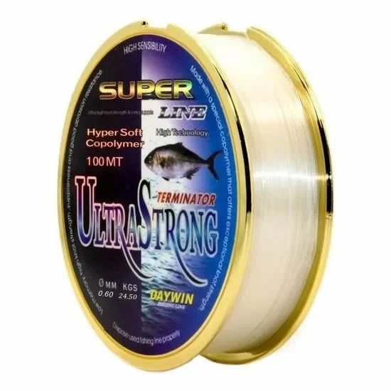 Linea Pesca Nylon 0.60 mm Daywin 24.5 kg Pro Super Line 100 M