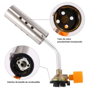 Antorcha Soplete Flameador Soldadura Salida Ancha + 1 Butano