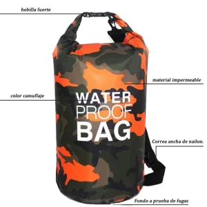 Bolsa Seca Impermeable 20 Litros Tula Mochila Ocean Pack