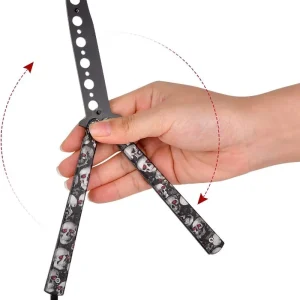 Navaja Mariposa Tactica Para Entrenamiento Sin Filo Camping