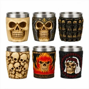 Copa Shots Decorativo Vaso Taza Mug Calavera Coleccionable