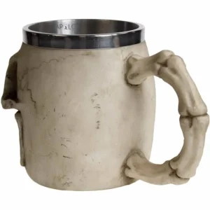 Vaso Taza Mug Calavera Craneo Realista Acero Coleccionable