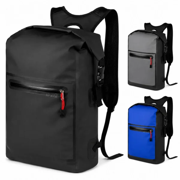Bolsa Seca Impermeable 25L Mochila Bolso Doble Correa Tula