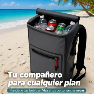 Bolsa Seca Impermeable 25L Mochila Bolso Doble Correa Tula