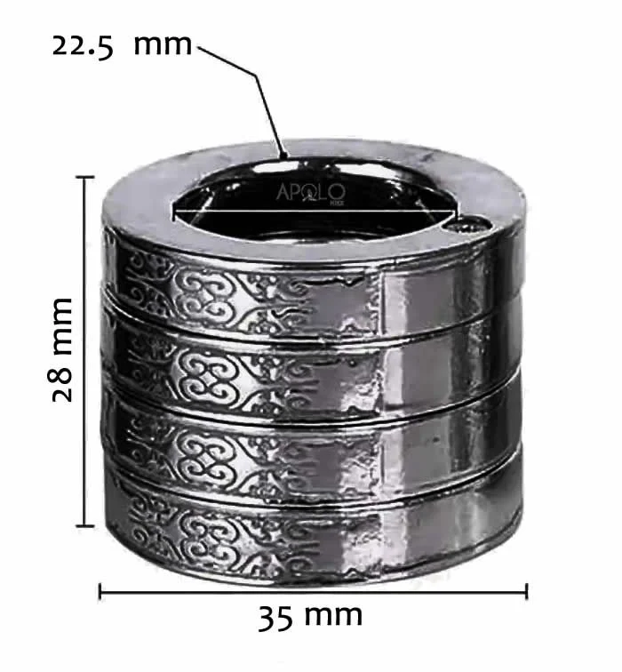 Manopla Plegable Defensa Personal Anillo Puño Nudillo Acero