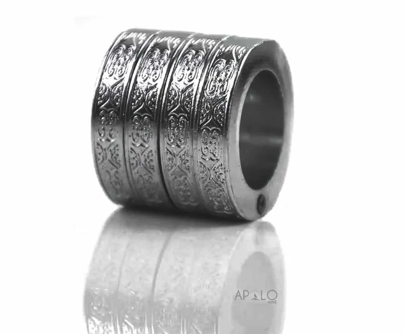 Manopla Plegable Defensa Personal Anillo Puño Nudillo Acero