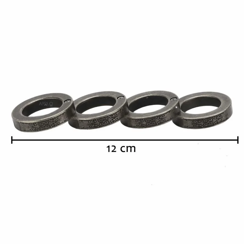 Manopla Plegable Defensa Personal Anillo Puño Nudillo Acero