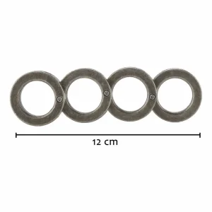 Manopla Plegable Defensa Personal Anillo Puño Nudillo Acero