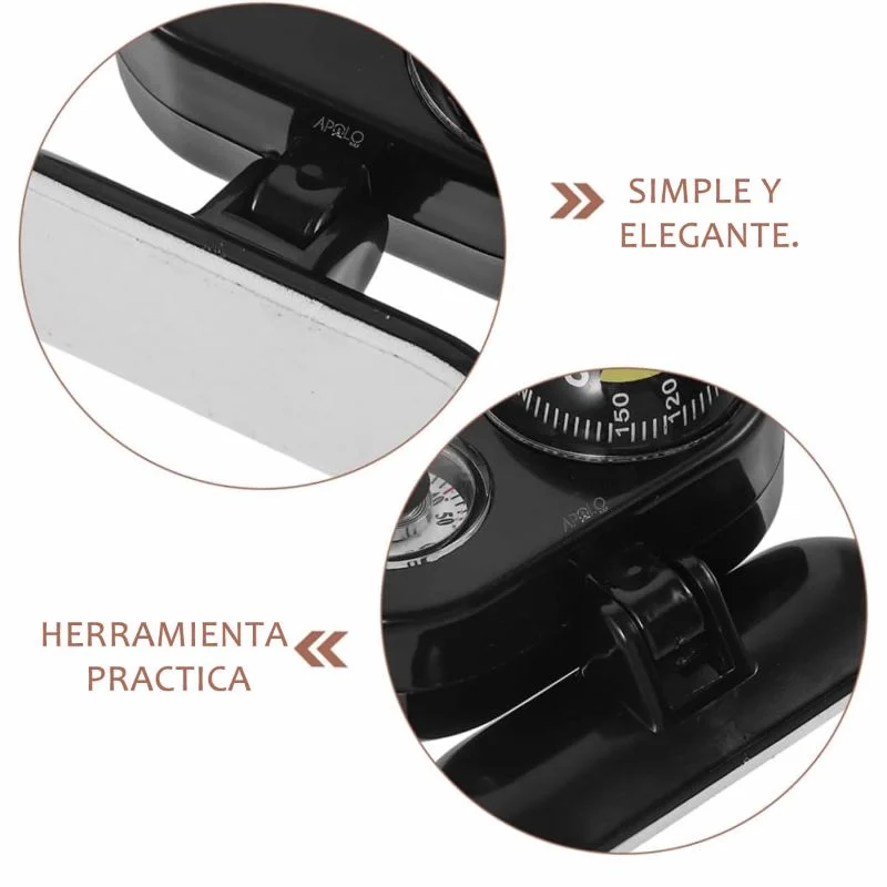 Brujula Tactica Para Carro Compass Automovil Supervivencia Camping