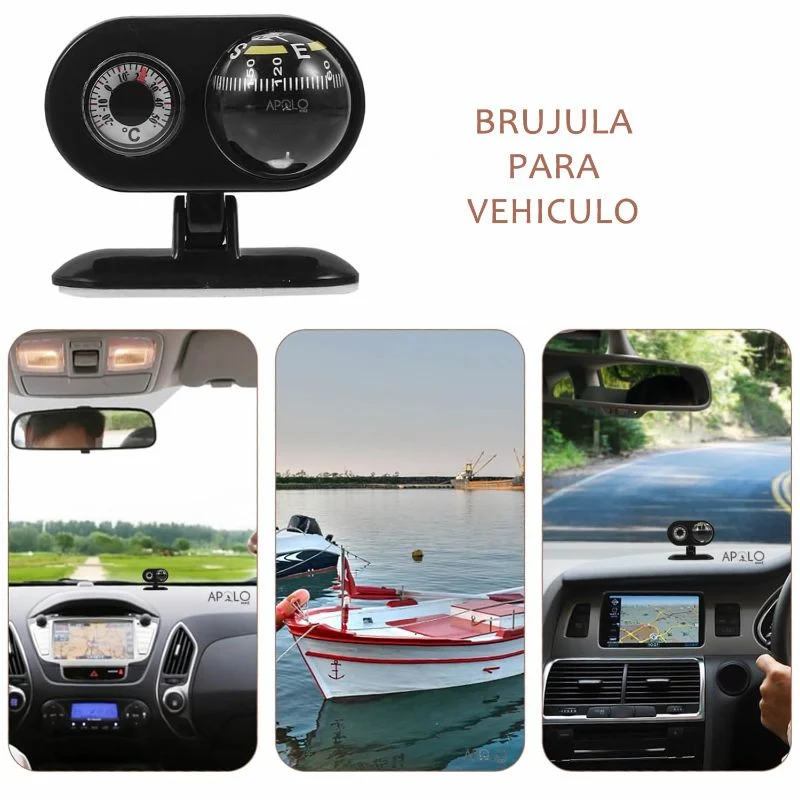 Brujula Tactica Para Carro Compass Automovil Supervivencia Camping