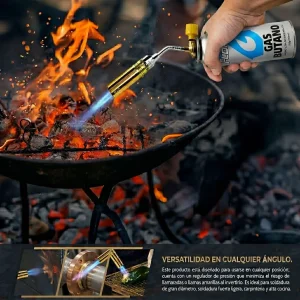 Antorcha Soplete De Gas Butano Chorro Triple Para Soldadura