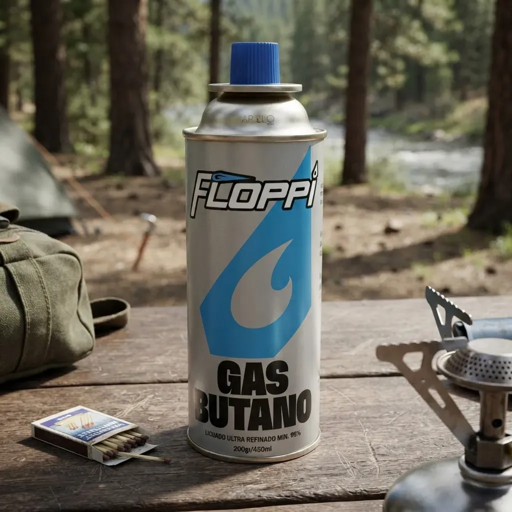 Tanque Gas Butano X 3 Und Cocina Soplete Encendedor Camping