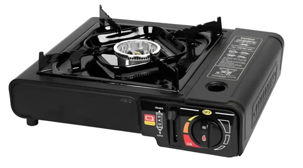 Estufa Portatil Fogon Camping + Accesorios + 1 Gas Butano