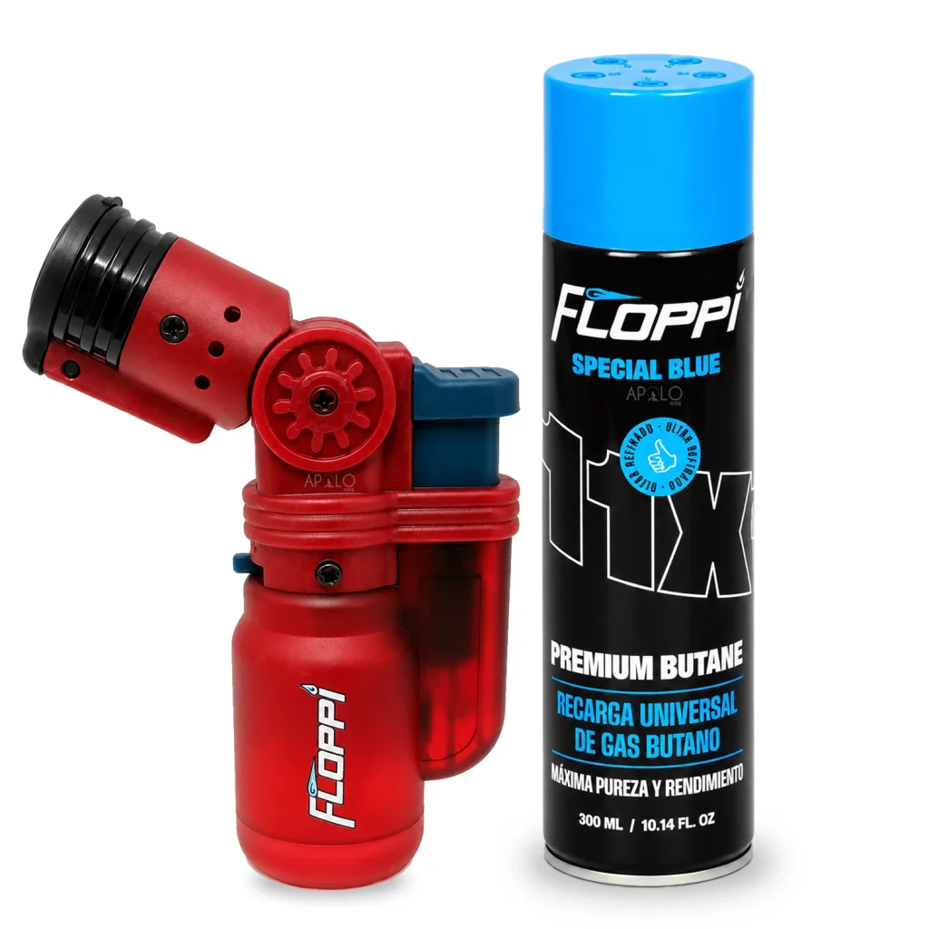 Encendedor Soplete Mini Flameador + 1 Recarga Gas Butano