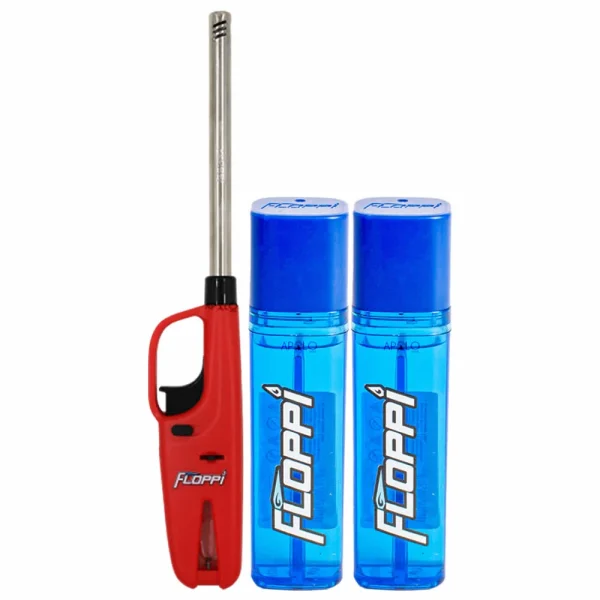 Encendedor Mechero Briquet Cocina + 2 Recargas Gas Butano