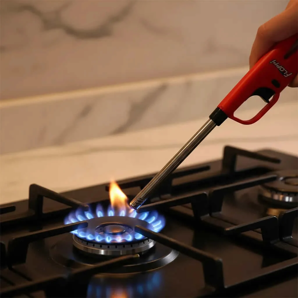 Encendedor Mechero Briquet Cocina + 2 Recargas Gas Butano