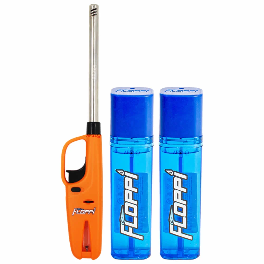 Encendedor Mechero Briquet Cocina + 2 Recargas Gas Butano