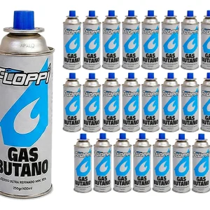 Tanque Gas Butano X 24 Und Cocina Soplete Encendedor Camping