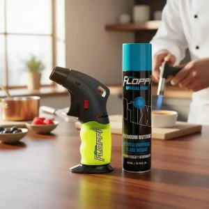 Encendedor Flameador Soplete Cocina + 1 Recarga Gas Butano