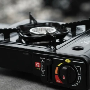 Estufa Portatil Fogon Camping + Accesorios + 4 Gas Butano