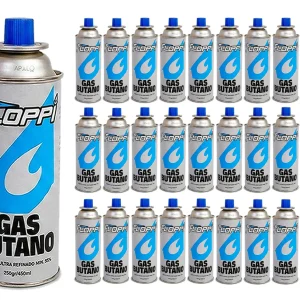 Tanque Gas Butano X 28 Und Cocina Soplete Encendedor Camping