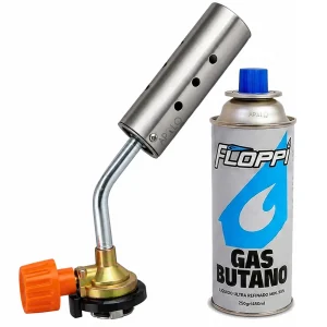 Antorcha Soplete Flameador Soldadura Salida Ancha + 1 Butano