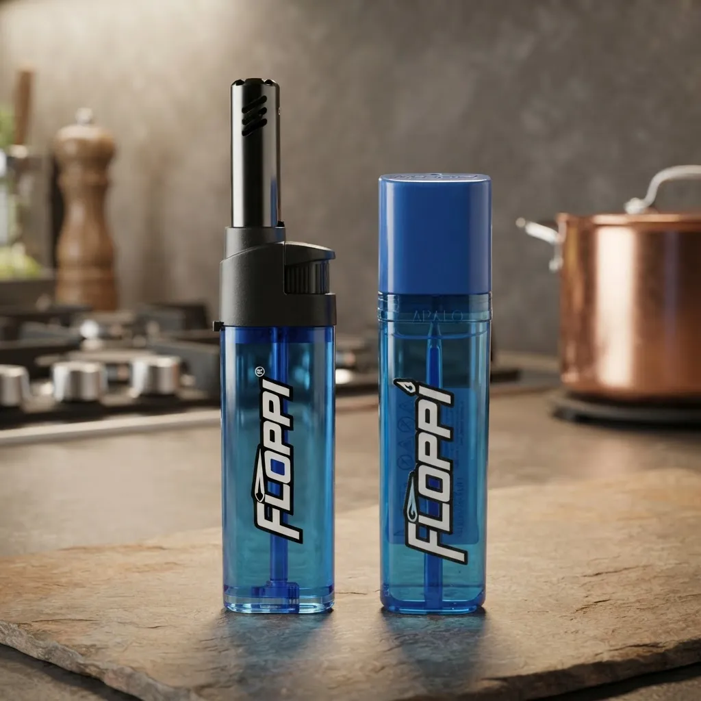 Encendedor Recargable Briquet Ajustable + 1 Recarga Gas Butano