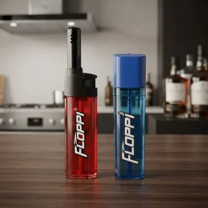 Encendedor Recargable Briquet Ajustable + 1 Recarga Gas Butano