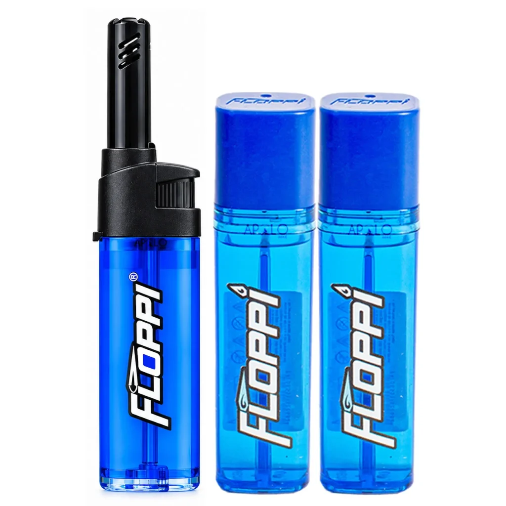 Encendedor Recargable Briquet Ajustable + 2 Recargas Gas Butano