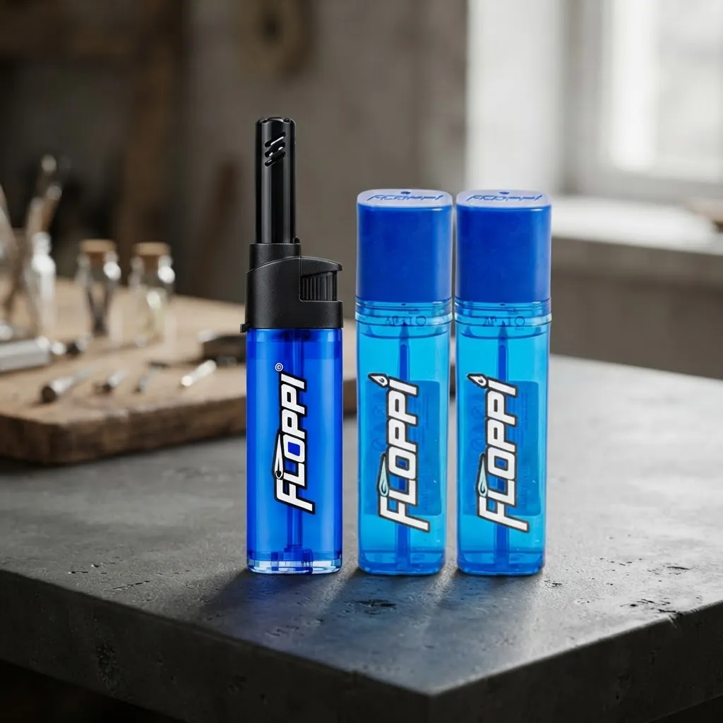 Encendedor Recargable Briquet Ajustable + 2 Recargas Gas Butano