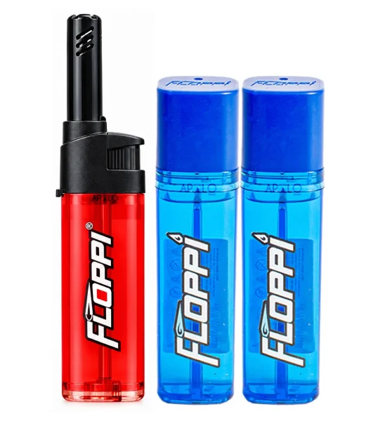 Encendedor Recargable Briquet Ajustable + 2 Recargas Gas Butano