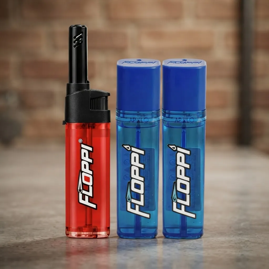 Encendedor Recargable Briquet Ajustable + 2 Recargas Gas Butano