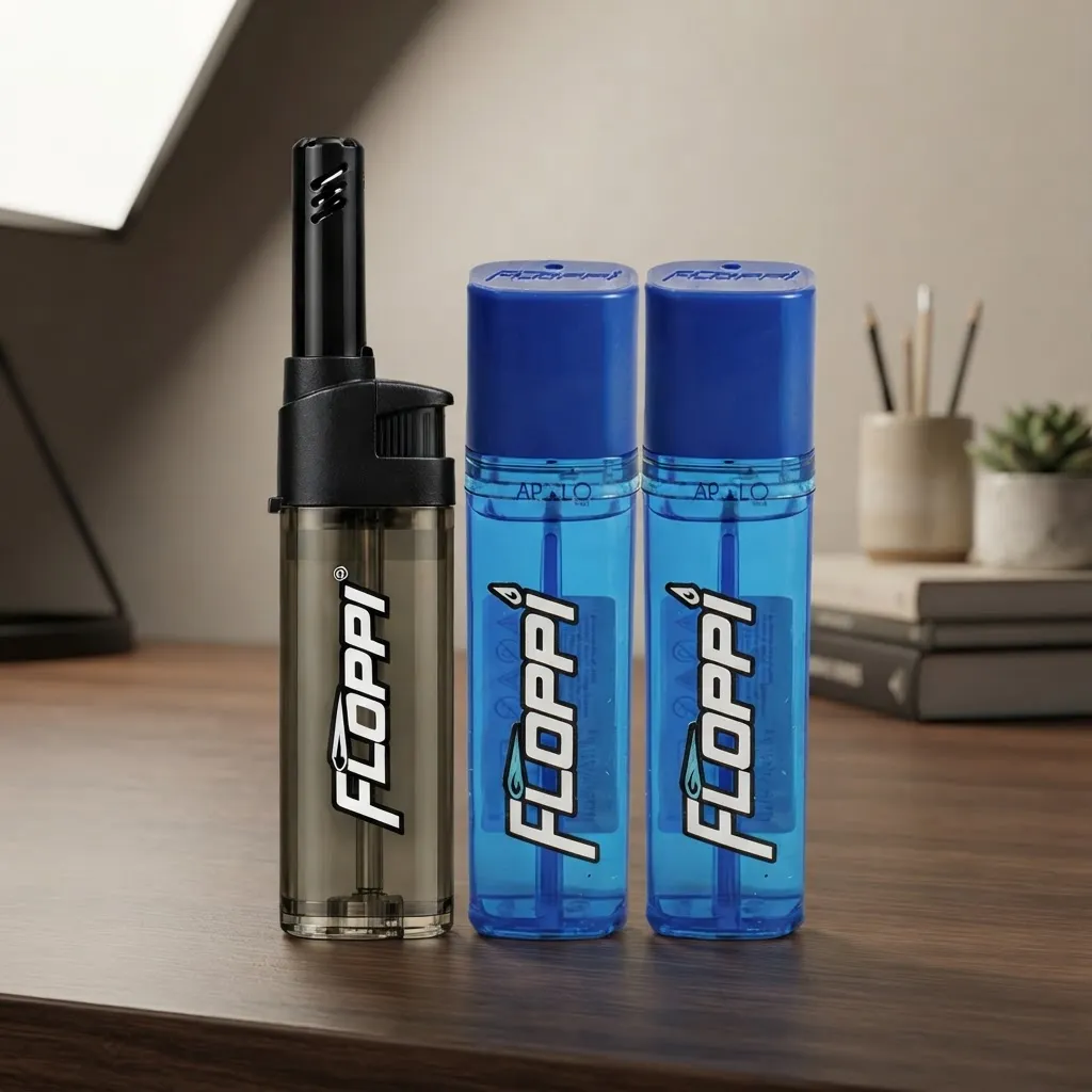 Encendedor Recargable Briquet Ajustable + 2 Recargas Gas Butano