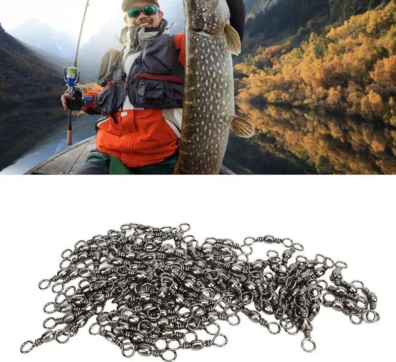 Girador Rotador # 3/0 Pesca Deportiva Acero Inoxidable X 20 Und